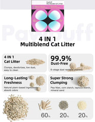 PawPuff Multi-blend Cat Litter - 9kg